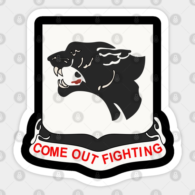 761st Tank Battalion - Black Panthers wo Txt Sticker by twix123844